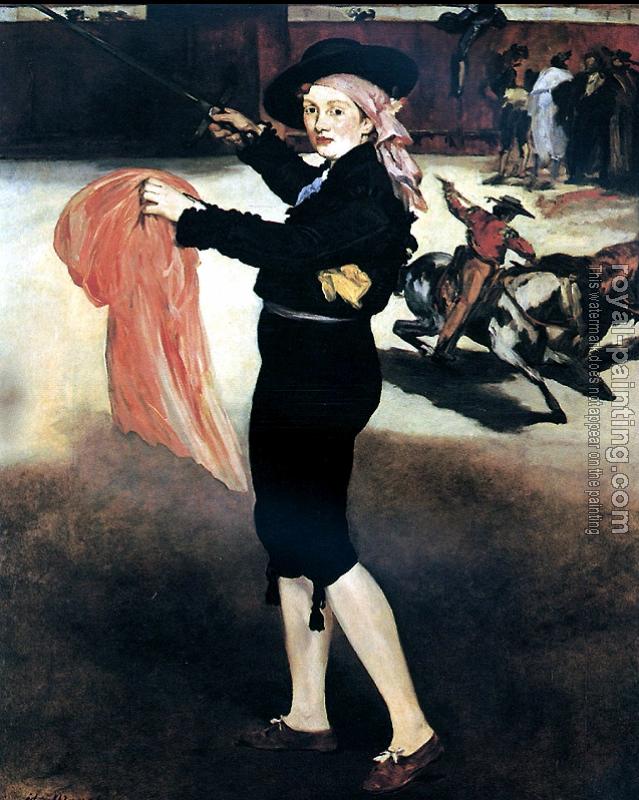 Edouard Manet : Mlle Victorine Meurent in the Costume of an Espada